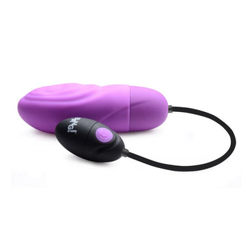 Bang! 7X Pulsing Rechargeable Silicone Bullet Clitoral Vibrator (Purple)