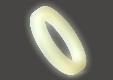 Classic Silicone Medium Stretch Penis Ring 36mm Glow In The Dark