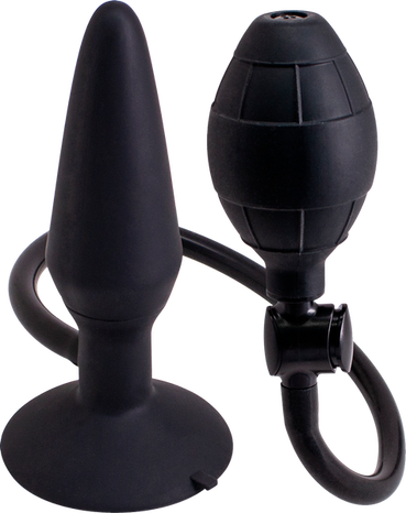 Inflatable Butt Plug- Medium (Black)