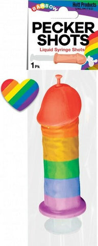Pecker Shots - Liquid Syringe (Rainbow)